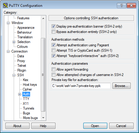 how to get putty on windows 7